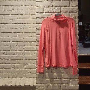 Lilly Pulitzer Luxletic Pullover SPF Sun Guard Tangelo - Small